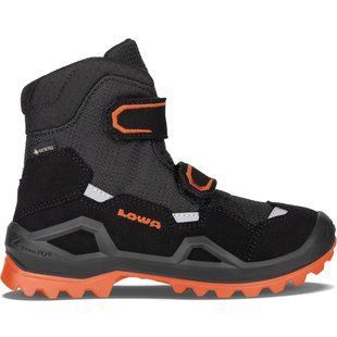 Черевики дитячі LOWA Milo Evo GTX MID Jr, Black/Orange, 37 (4063606704273)