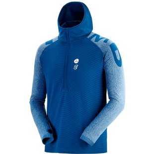 Чоловіча толстовка з рукавом реглан Compressport Ultra-Trail 180g Racing Hoodie - UTMB 2020, Blue, M (AU00002L 500 00M)