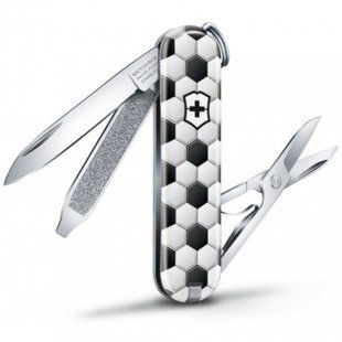 Швейцарский складной нож Victorinox Classic LE, 7 функций, 58 мм, World of Soccer (VKX 06223.L2007)