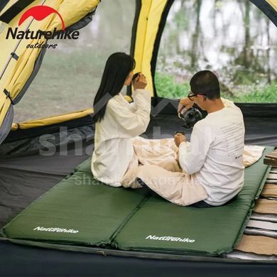 Самонадувний килимок Naturehike NH20DZ003, 200х63х5см, Beige (6927595793206)
