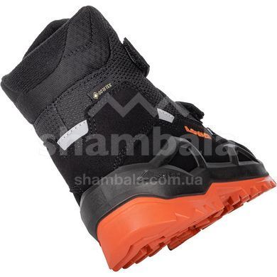 Ботинки детские LOWA Milo Evo GTX MID Jr, Black/Orange, 37 (4063606704273)