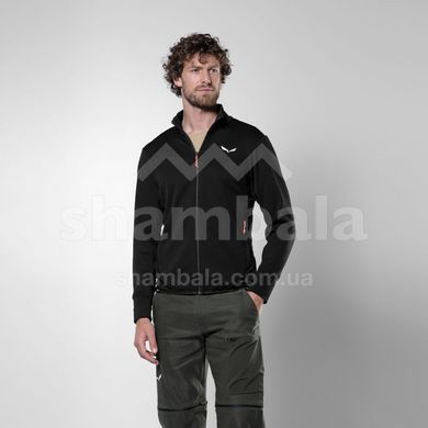 Мужская флисовая кофта Salewa Puez Waffle Hybrid PL Jacket M, Black Out, 48/M (28859/0910 48/M)