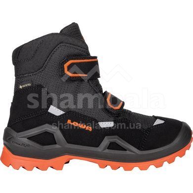 Ботинки детские LOWA Milo Evo GTX MID Jr, Black/Orange, 37 (4063606704273)