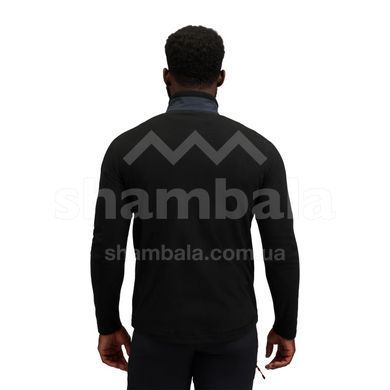 Кофта флісова чоловіча Black Diamond M Rift HZ Fleece Jacket, Black/Black, XL (BD 7441149008XLG1)
