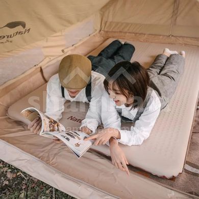 Самонадувний килимок одномісний Naturehike NH21FCD11, 200х65х6см, Beige (6927595793312)