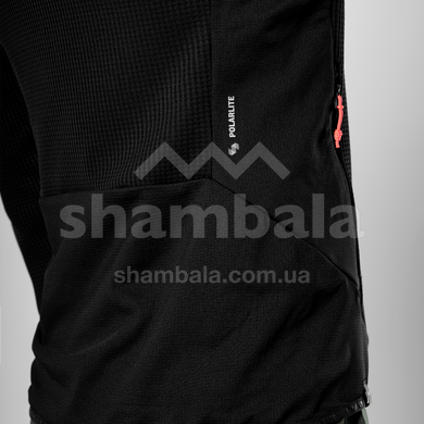 Мужская флисовая кофта Salewa Puez Waffle Hybrid PL Jacket M, Black Out, 48/M (28859/0910 48/M)