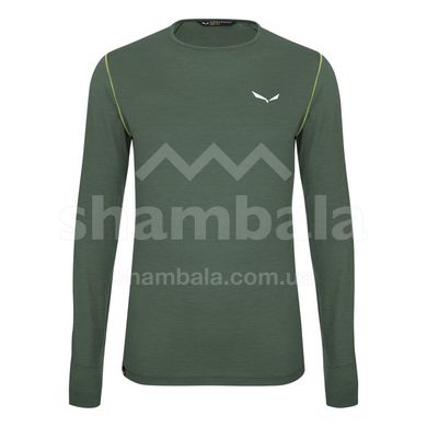 Чоловіча футболка Salewa Pedroc Alpine Wool Long Sleeve Men's Tee, Green, 46 / S (277540690)