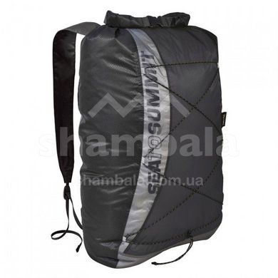 Складной рюкзак герметичный Ultra-Sil Dry DayPack 22, Black Grey от Sea to Summit (STS AUSWDP/BK)