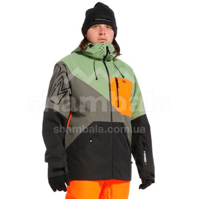 Гірськолижна чоловіча тепла мембранна куртка Rehall Dogfish, turf green, S (60307-4033-S) - 2023