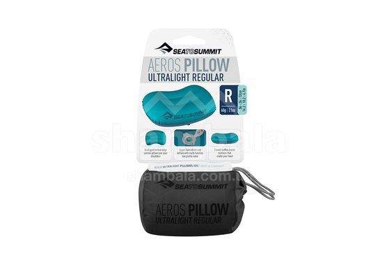 Надувна подушка Aeros Ultralight Pillow, 12х36х26см, Grey від Sea to Summit (STS APILULRGY)