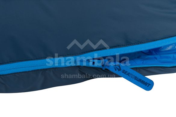 Спальний мішок Trek TKI (5/-1°C), 183 см (Wide) - Left Zip, Bright Blue/Denim від Sea to Summit (STS ATK1-RW)