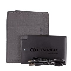 Кошелек с повербанком Lifeventure RFID Charger Wallet, Grey (LFV 68305)