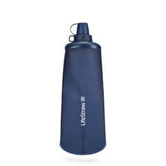 Пляшка-фільтр для води LifeStraw Peak Squeeze, 1 л, Mountain Blue (LSW LSPSF1MBWW)