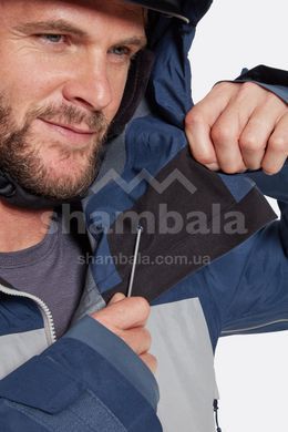 Горнолыжная мужская мембранная куртка Rab Khroma Converge Jacket, Army/Black, MED (QFG-27-ABK-MED)