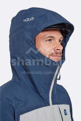 Горнолыжная мужская мембранная куртка Rab Khroma Converge Jacket, Army/Black, MED (QFG-27-ABK-MED)