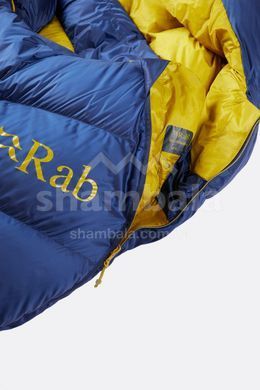 Спальний мішок Rab Neutrino 600 Long, (-12&deg;C), 200 см - Left Zip, Nightfall Blue (RB QSM-92-NFB-LNG-LZ)