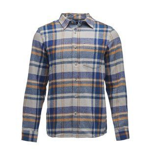 Сорочка чоловіча Black Diamond M Project Flannel, Pewter/Indigo Plaid, L (BD 7440639554LRG1)