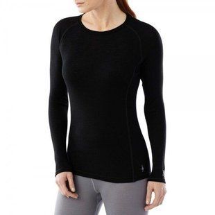 Термофутболка жіноча Smartwool Wm's NTS Light 200 Crew, Black, р. s (SW 15079.001-S)