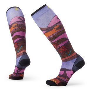 Носки женские Smartwool Wm's Ski Zero Cushion Floral Field Print OTC, Picante, M (SW SW002165.J33-M)