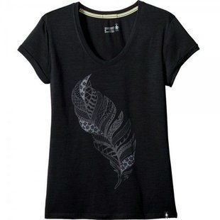 Футболка женская Smartwool Merino 150 Feather Tee Black, р.M (SW 17263.001-M)