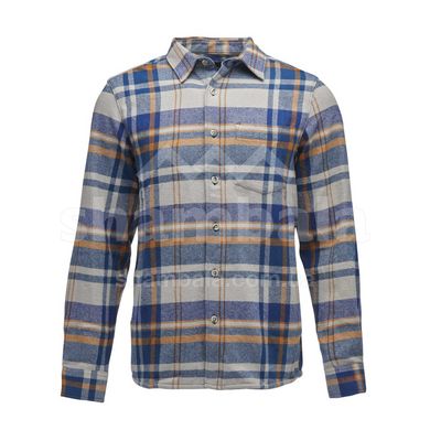 Сорочка чоловіча Black Diamond M Project Flannel, Pewter/Indigo Plaid, L (BD 7440639554LRG1)