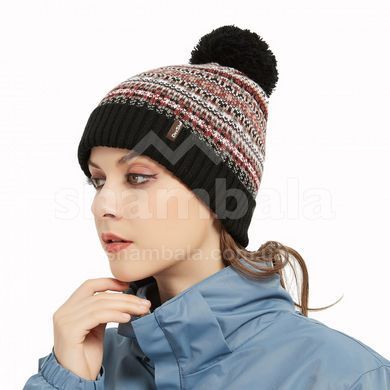 Шапка водонепроникна Dexshell Beanie Fair Isle, S/M, Black/Blue (DH362BLUSM)