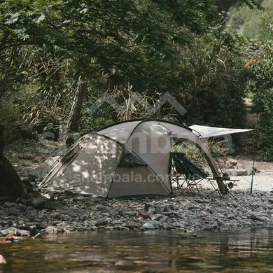 Намет двомісний з великим тамбуром та навісом Naturehike Shandi CNK2300ZP017, Grey (100004543)