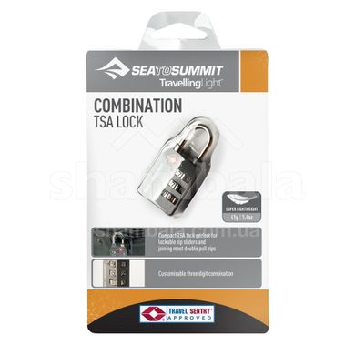 Кодовий замок Combination TSA Lock Black від Sea to Summit (STS ATLTSACO)
