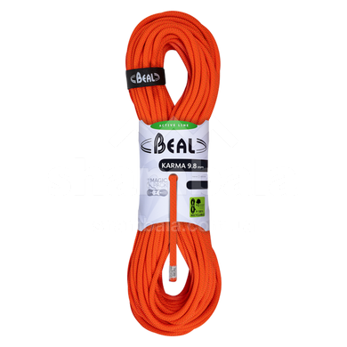 Веревка BEAL KARMA 9,8mm, Solid Orange (BC098K.200.SO)