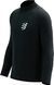 Мужская кофта с рукавом реглан Compressport Seamless Zip Sweatshirt, Black Melange, L (7630102557718)