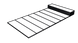Коврик кемпинговый, каремат Pinguin Fold Alu, 185x55x1.5см, Silver (PNG 712087)