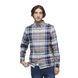 Рубашка мужская Black Diamond M Project Flannel, Pewter/Indigo Plaid, L (BD 7440639554LRG1)