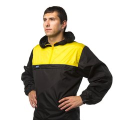 Куртка вітрозахисна анорак Fram Equipment Anorak, Black/Yellow, XS (11020248)