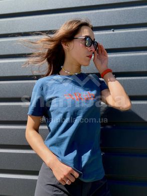 Футболка жіноча Rab Tuku Logo Tee Wmns, Orion Blue, 10 (RB QCC-08-OB-10)