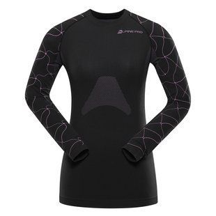 Термофутболка женская Alpine Pro KRIOSA 5, р.XL-XXL - Gray/purple (LUNU074 807PA)