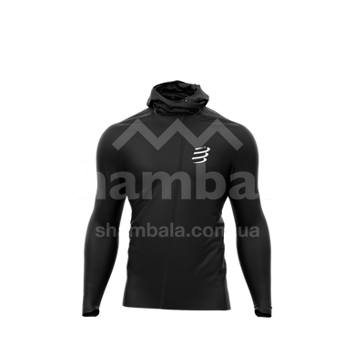 Мембранна чоловіча куртка Compressport Hurricane Waterproof 10/10 Jacket, Black, L (AM00009B 990 00L)