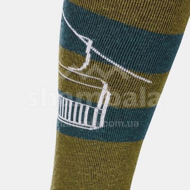 Шкарпетки чоловічі Ortovox Free Ride Long Socks M, green moss, 45-47 (4251422592314)