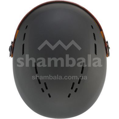 Шлем горнолыжный детский Bolle Quiz Visor Premium, Matte Black/Blue/Orange Gun Visor Cat 2, 52-55 см (BL QUIZVP.31937-52/55)