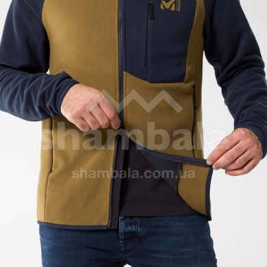 Мужская флисовая кофта с рукавом реглан Millet Abrasion Fleece Jkt M, Vetiver, L (MIV9477 8486_L)