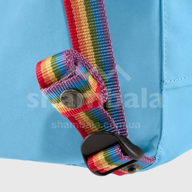 Рюкзак Fjallraven Kanken Rainbow Mini, Warm Yellow/Rainbow Pattern, (7323450690014)