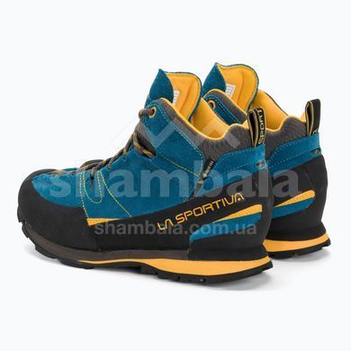 Ботинки мужские La Sportiva Boulder X Mid GTX, Blue/Yellow, 42 (LS 17EBY-42)
