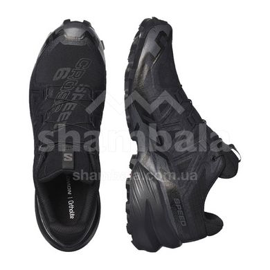 Кросівки чоловічі Salomon Speedcross 6 GTX, Black/Black/Phantom, 10.5 (SLM 417386-10,5)