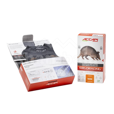 Термофутболка з довгим рукавом дитяча Accapi Ergoracing 2025, Black/Anthracite, 125/140 (ACC AА991.9966-XXS)