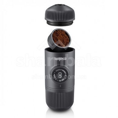 Портативна еспресо-кавоварка Wacaco Nanopresso, dark grey (4897066230122)