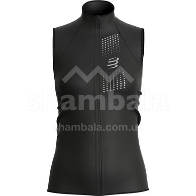 Жилет женский Compressport Hurricane Windproof Vest W, Black, S (AW00123B 990 00S)