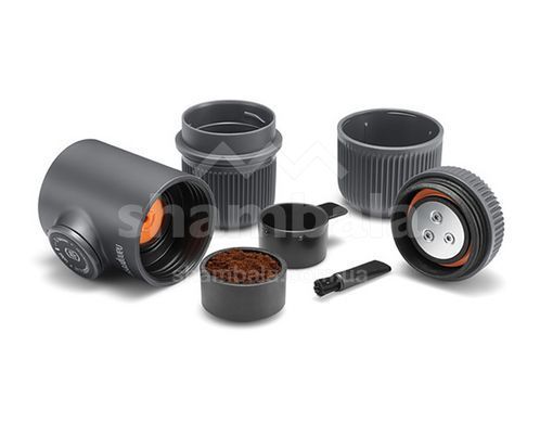Портативна еспресо-кавоварка Wacaco Nanopresso, dark grey (4897066230122)