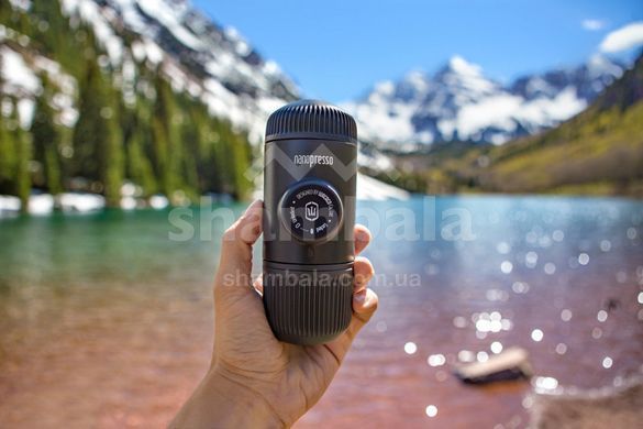 Портативна еспресо-кавоварка Wacaco Nanopresso, dark grey (4897066230122)