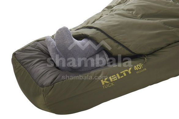 Спальный мешок Kelty Tuck 40 (+4 Сᵒ), 198 см - Right Zip, Oliva (35425720-LR)