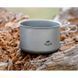 Кастрюля титановая со складной ручкой Naturehike NH18T202-B, 1.3 л, Silver (6927595733561)