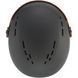 Шлем горнолыжный детский Bolle Quiz Visor Premium, Matte Black/Blue/Orange Gun Visor Cat 2, 52-55 см (BL QUIZVP.31937-52/55)